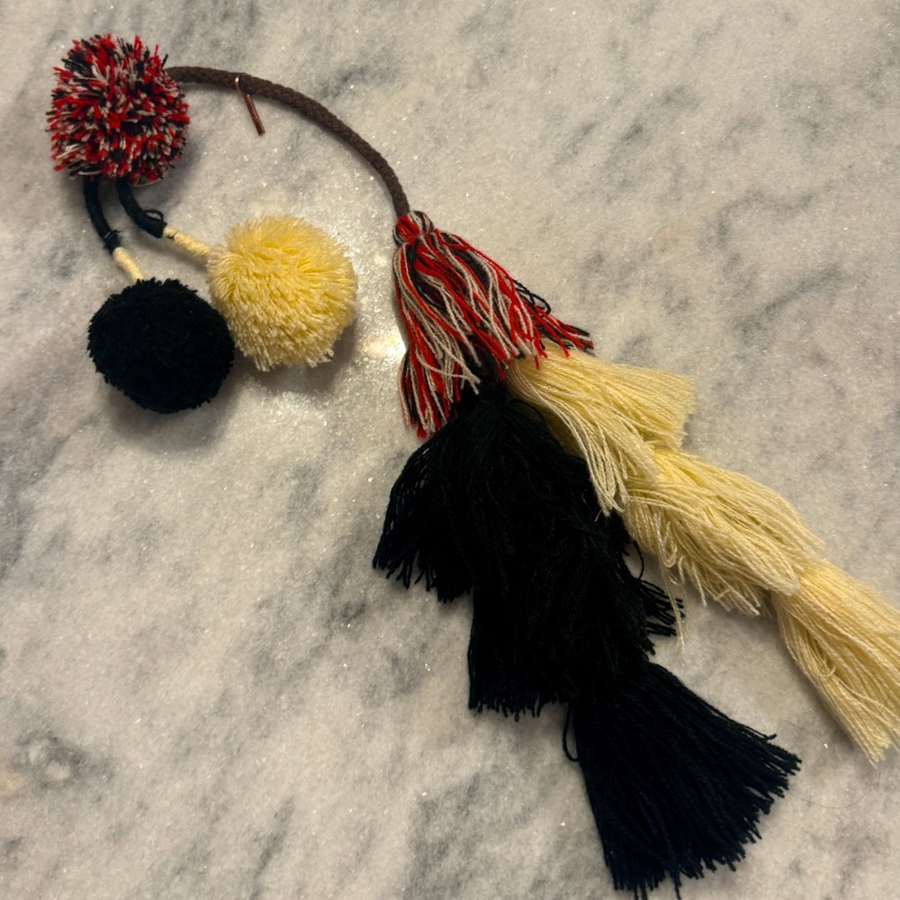 Misa Los Angeles Tassel Pom Poms for Handbag / Purse